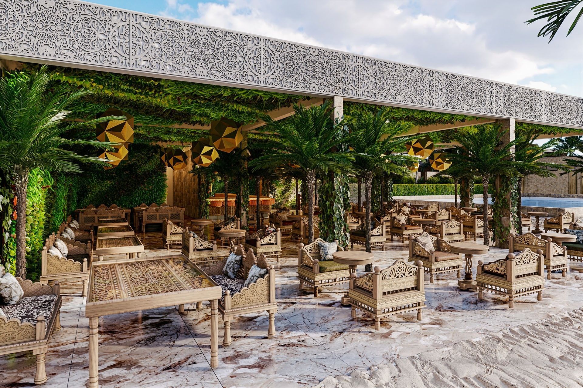 Main Restaurant at Shah Palace Zanzibar
