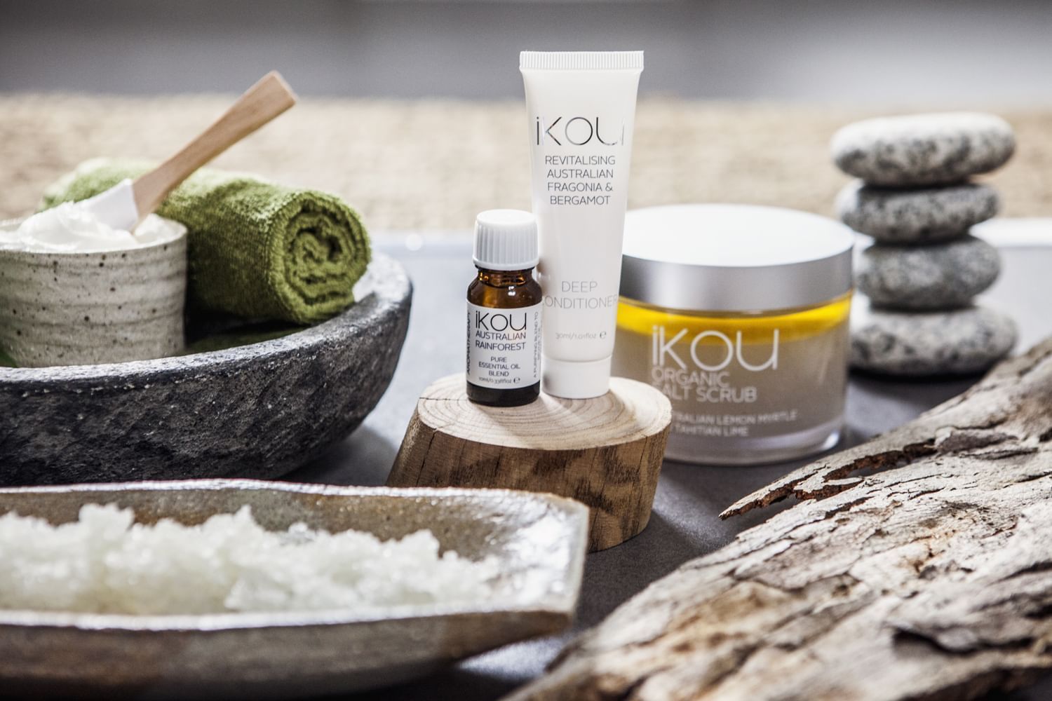Cosmetics and medicines used in Bella spa at Mercure Gerringong