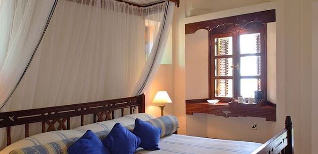Interior of the Standard Room at Zanzibar Serena Hotel
