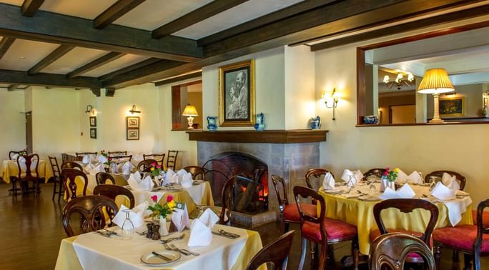 Interior of the Restaurant at Arusha Serena Hotels