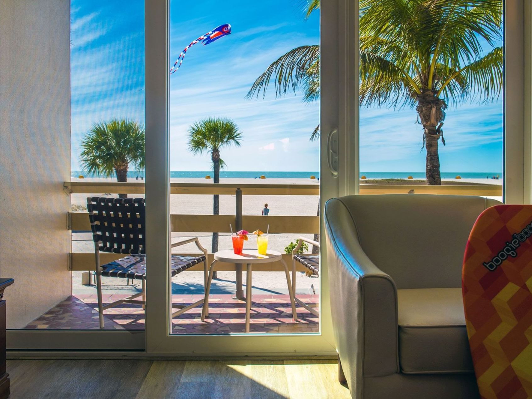 Gulf Front View with Private Balcony at Thunderbird Resort