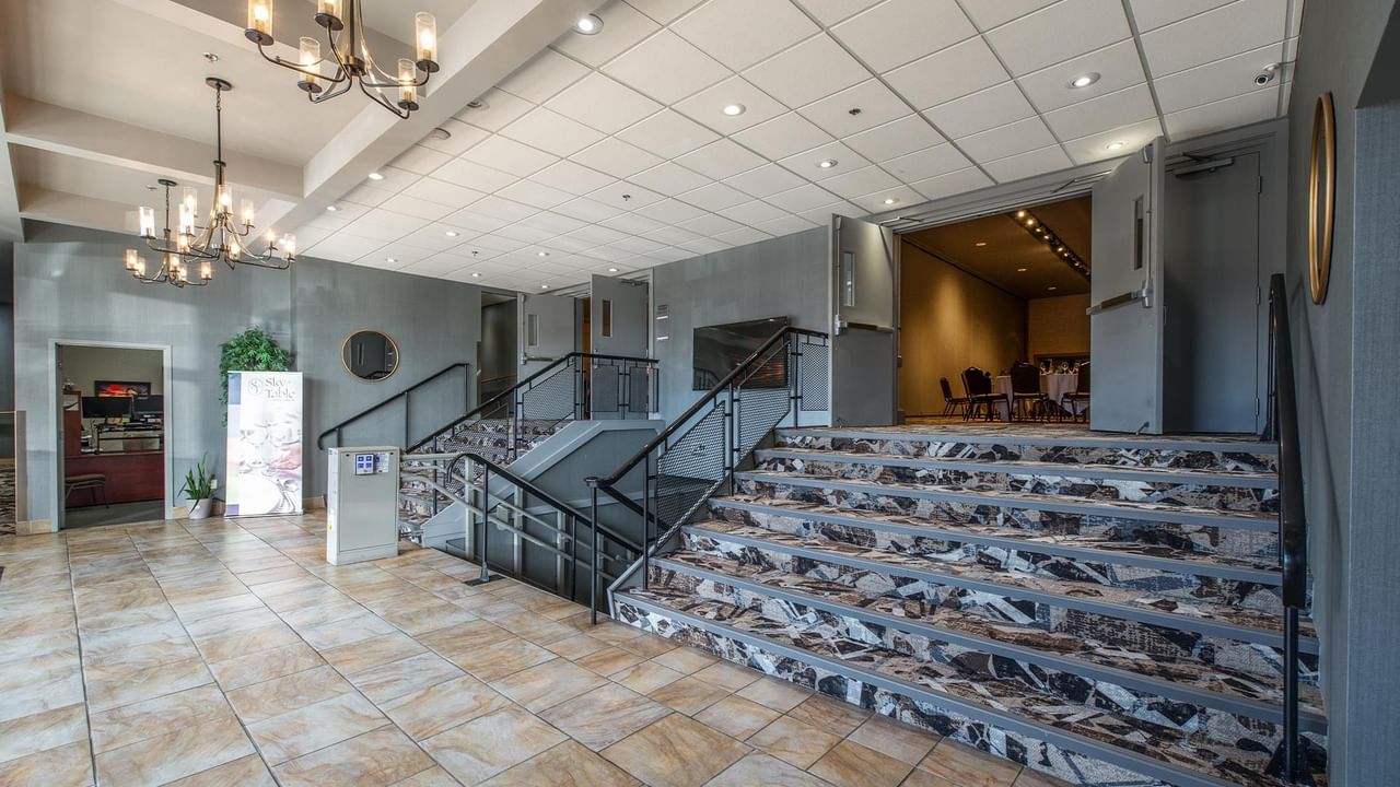 Hotel conference reception area