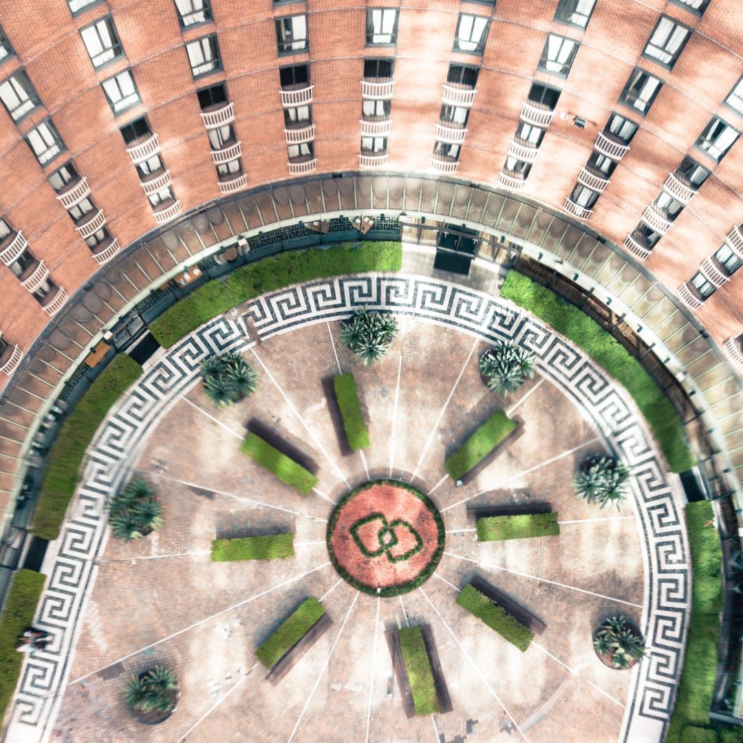 Aerial view of the hotel near Sofitel Sydney Wentworth