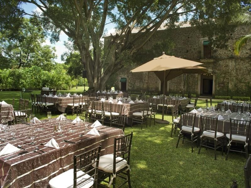 Pochote garden gathering at Fiesta Americana Condesa Cancún
