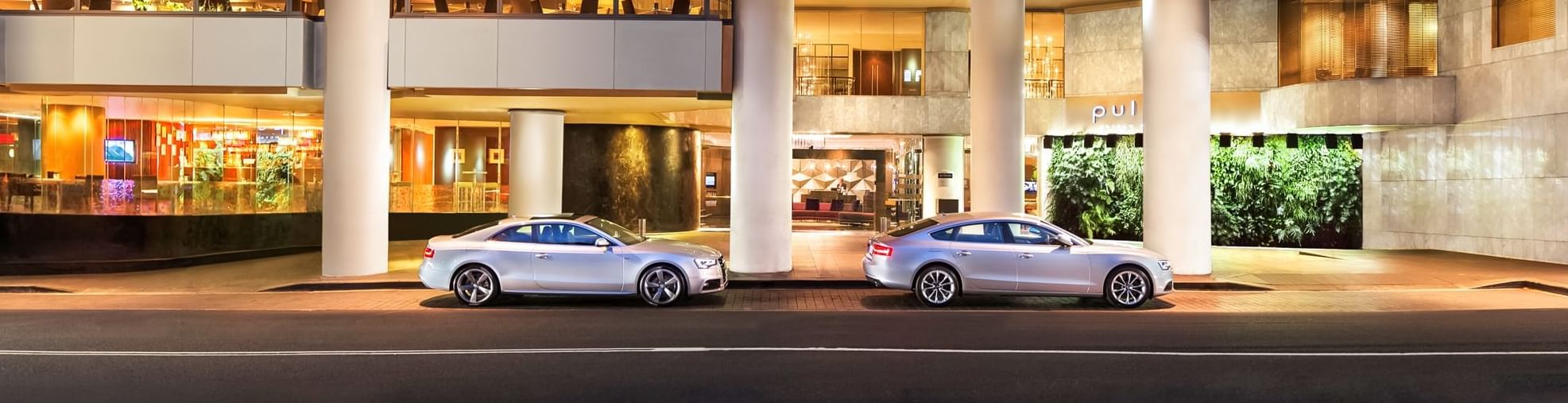 Exterior view of Pullman Sydney Hyde Park with motor lobby