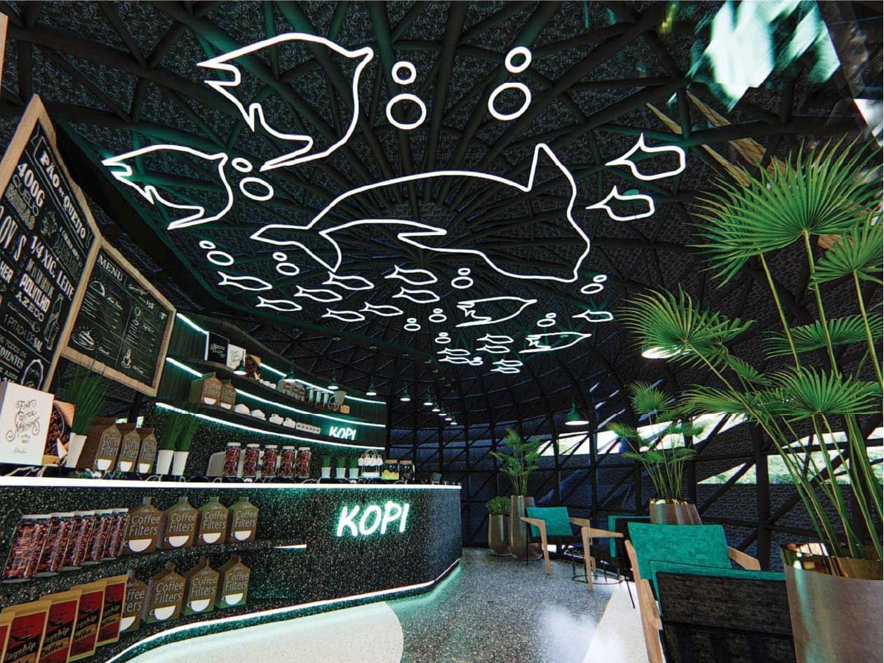 Kopi Bar Dining Interior - Wyndham Grand Nai Harn Beach Phuket