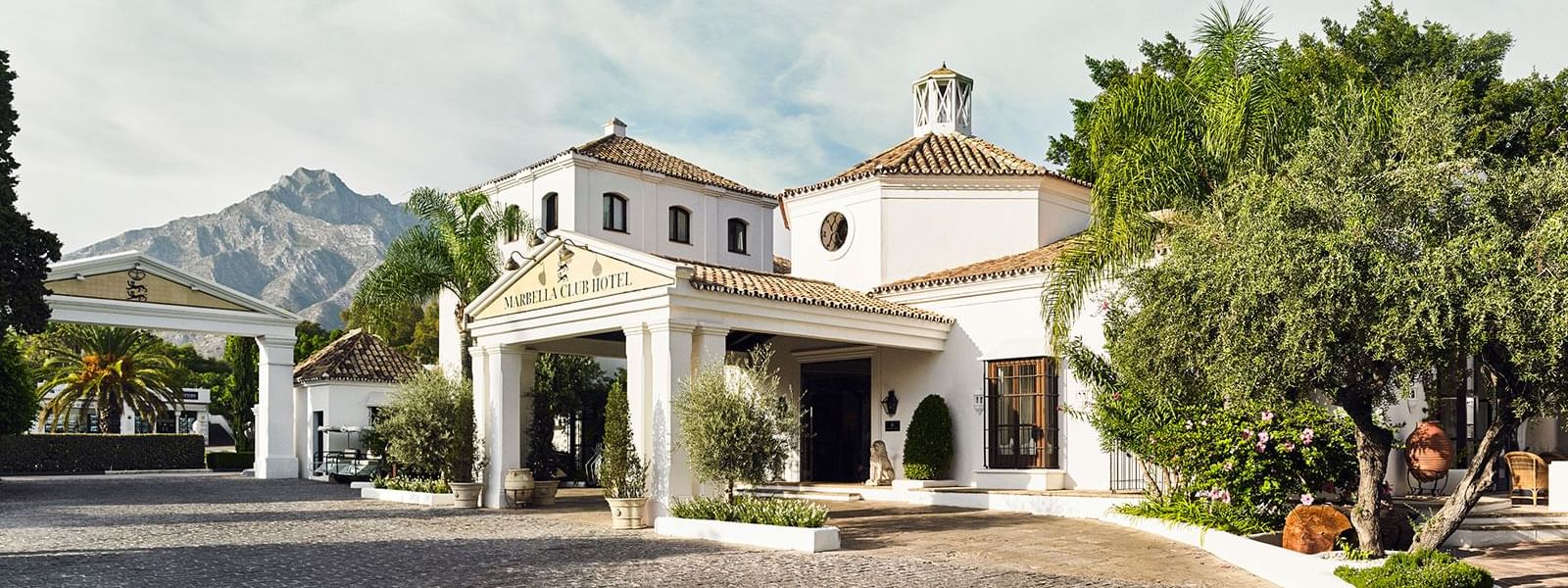 Exterior view of the entrance at Marbella Club Hotel
