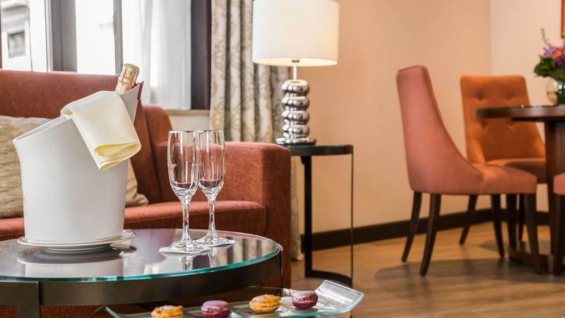 VIP Amenities in Junior Suite at Warwick Brussels