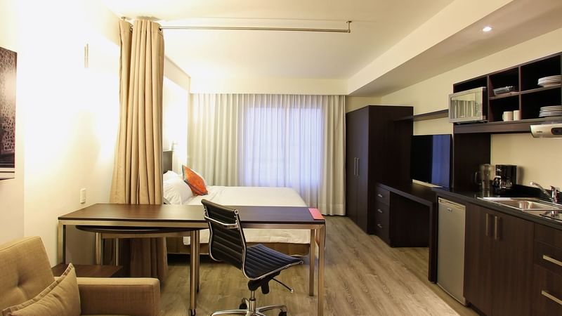 Interior of Loft room at Fiesta Inn Querétaro