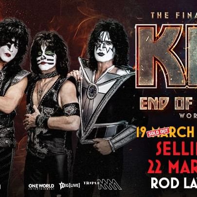 Poster of KISS End of the Road World Tour at Brady Hotels
