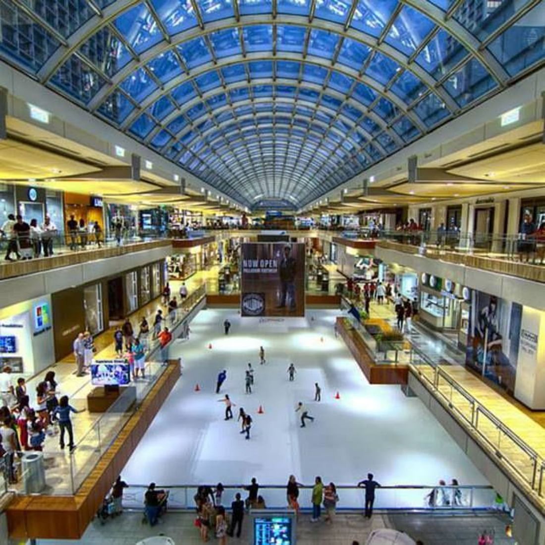 Ice at the Galleria
