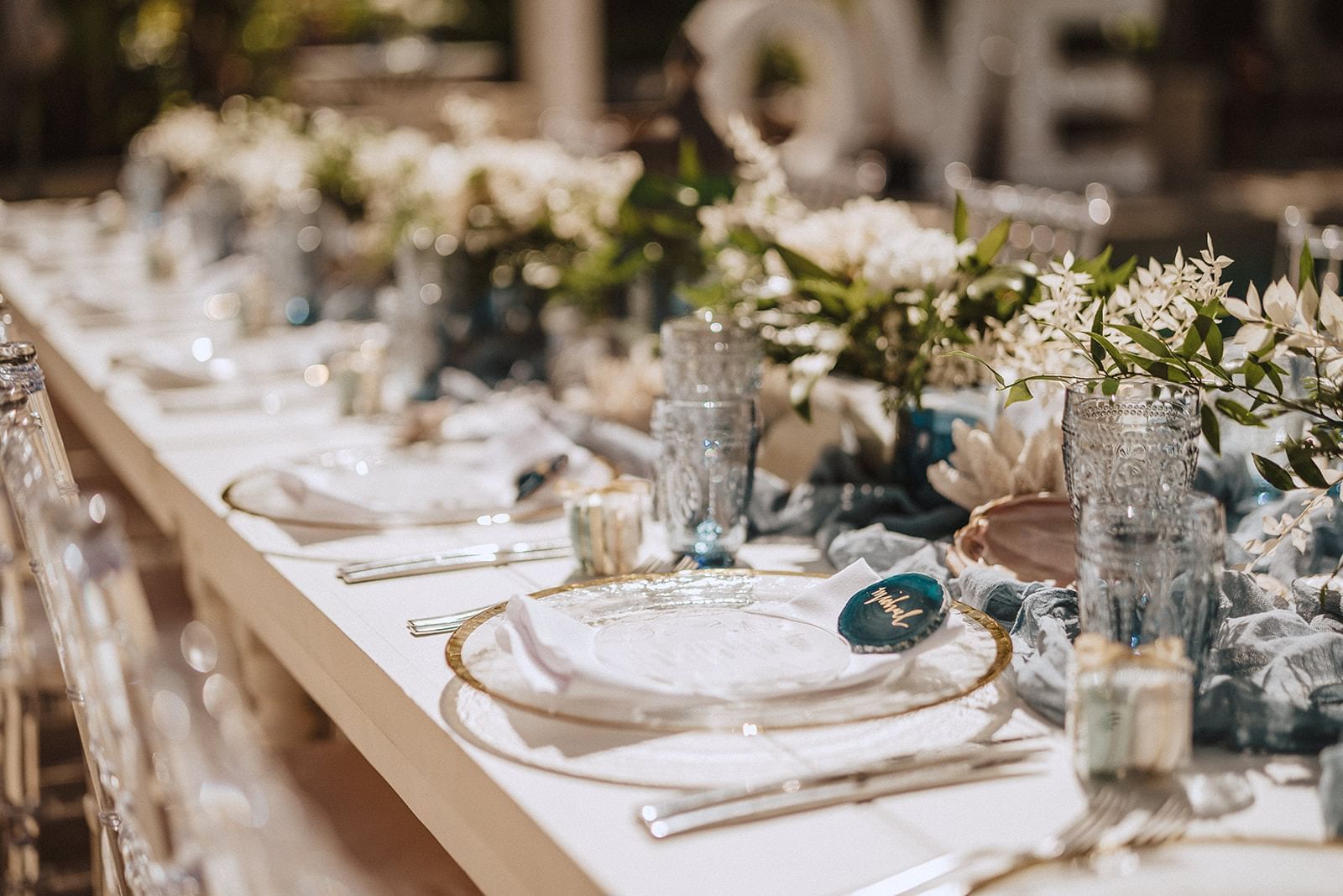 Table Set-up at Pullman Palm Cove Sea Temple Resort & Spa