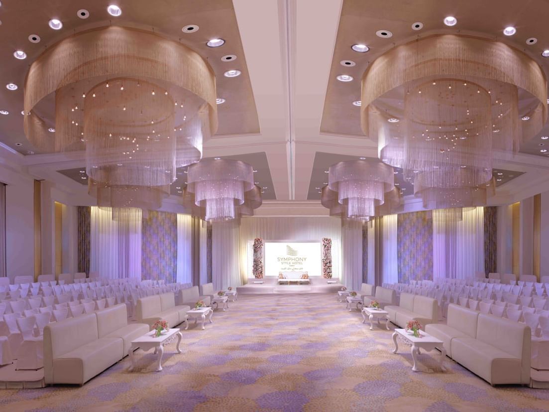 Interior of the Ebreez Ballroom at Symphony Style