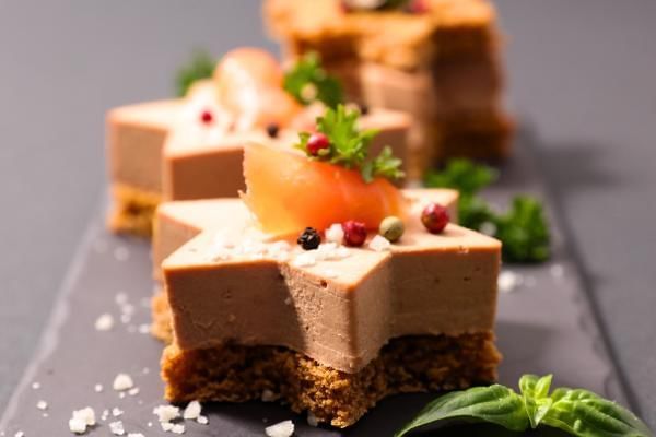 Festive canape a great new years eve wedding idea