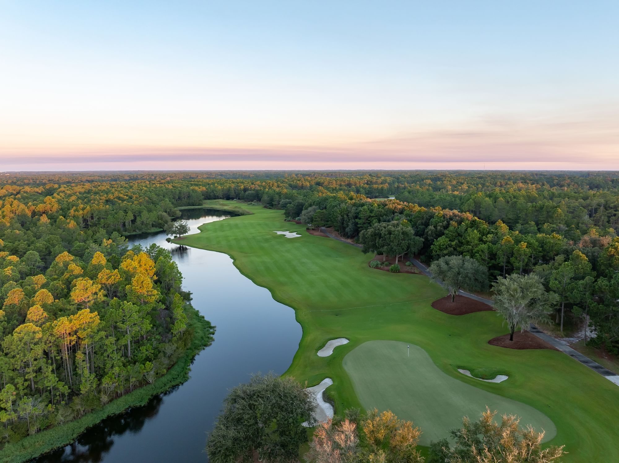 Camp Creek Golf Course is located onsite at Camp Creek inn