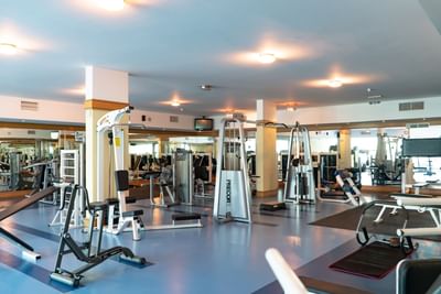 Gym at Al Ain Palace Hotel in Abu Dhabi, United Arab Emirates