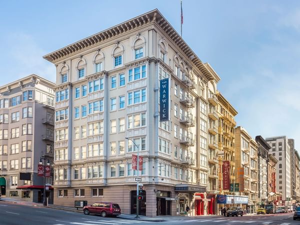Exterior & street view of Warwick San Francisco