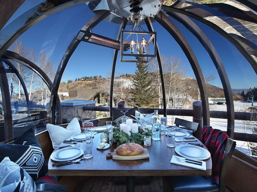 Stein Alpenglobes Restaurants in Deer Valley Utah Stein Eriksen Lodge