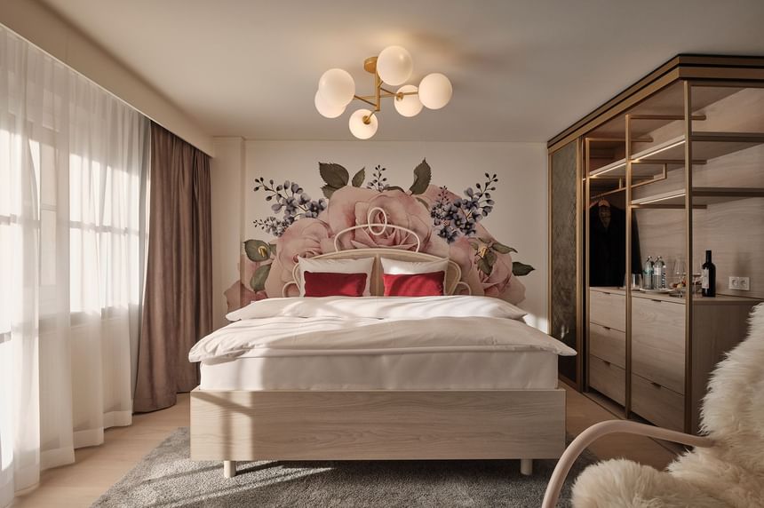 Romantisches Doppelzimmer im Hotel Liebes Rot Flüh, Haldensee Ti