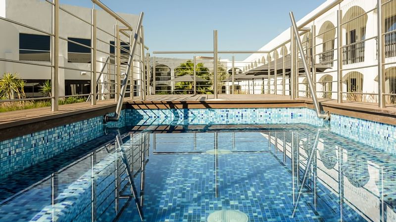 View from the outdoor pool at Gamma Ciudad Juarez