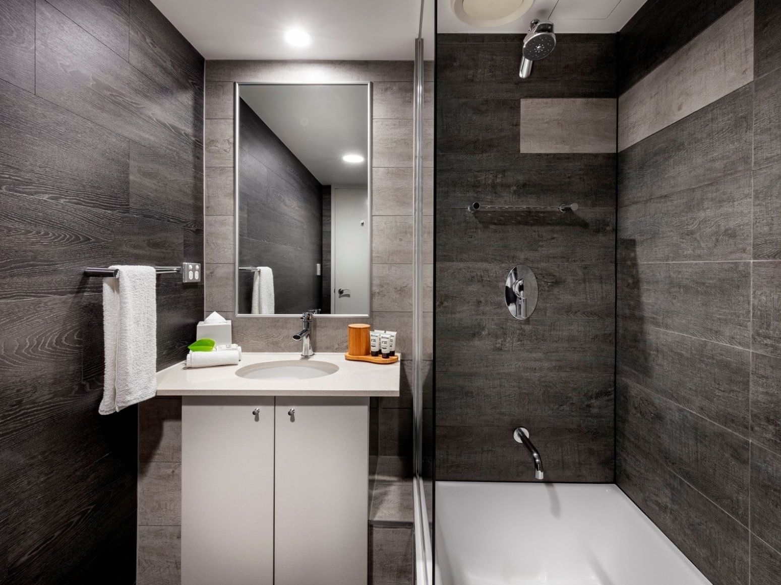 Premium one bedroom bathroom at Sebel Suites Brisbane