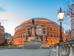 Exterior of Royal albert hall near Sloane Square Hotel