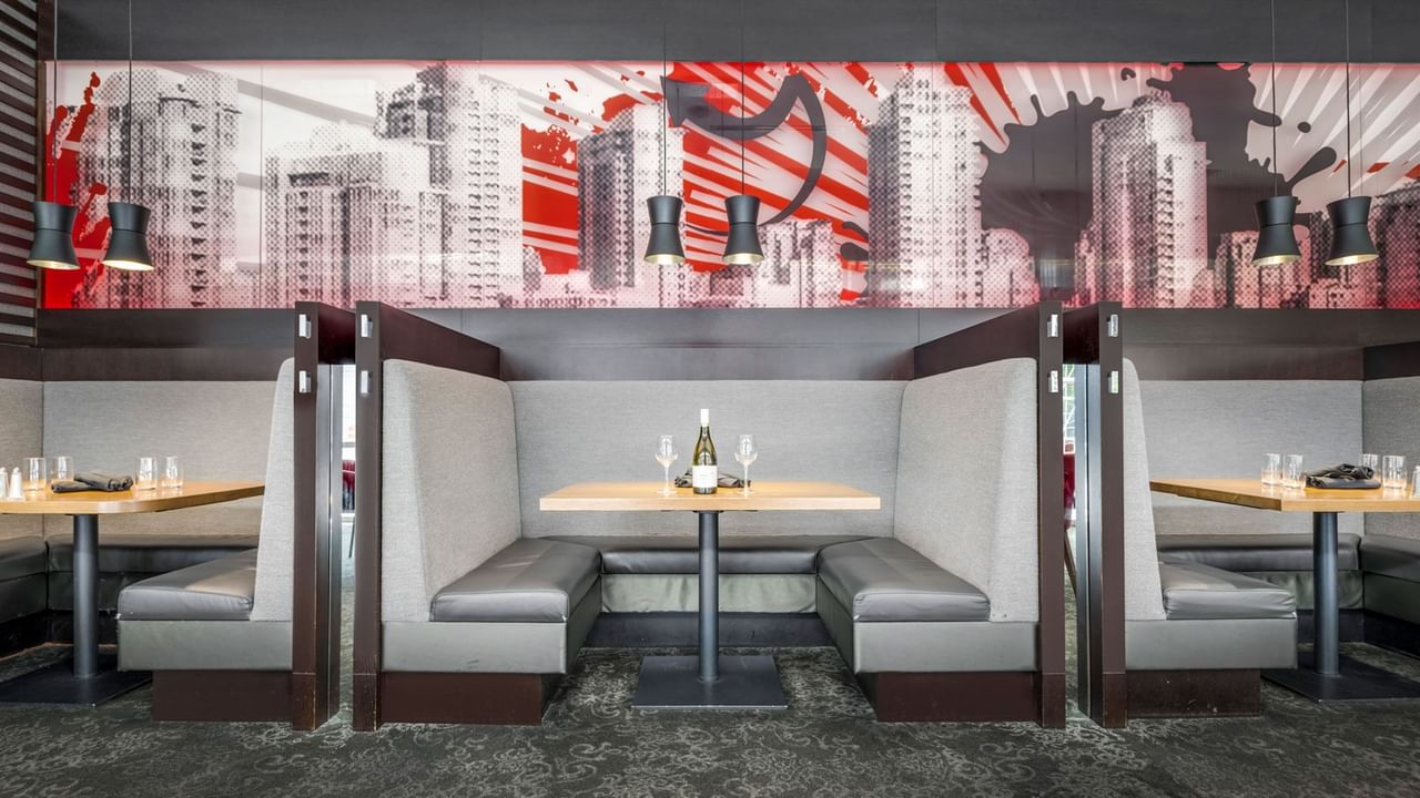 Lounge seating at Prestons Restaurant + Lounge