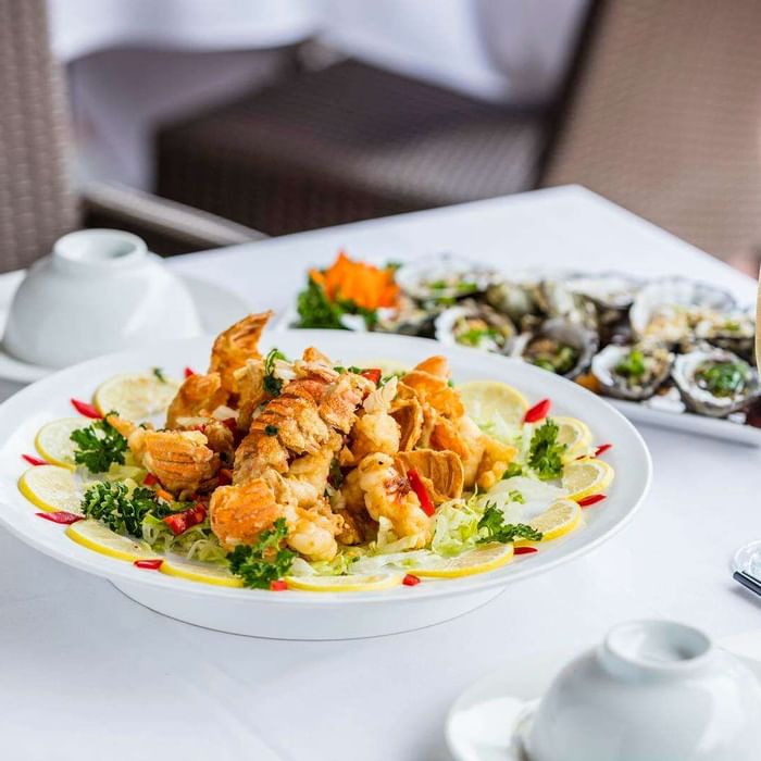 View of dishes & drinks served at Darwin Airport Hotels