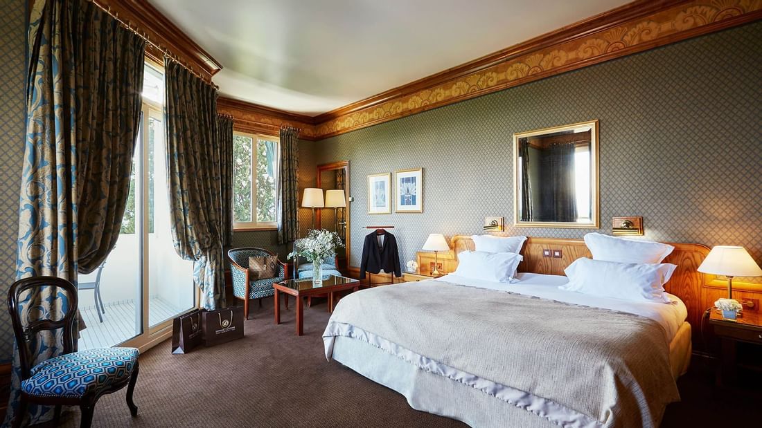 Deluxe Room at Domaine de Divonne Hotel in Divonne-les-Bains.