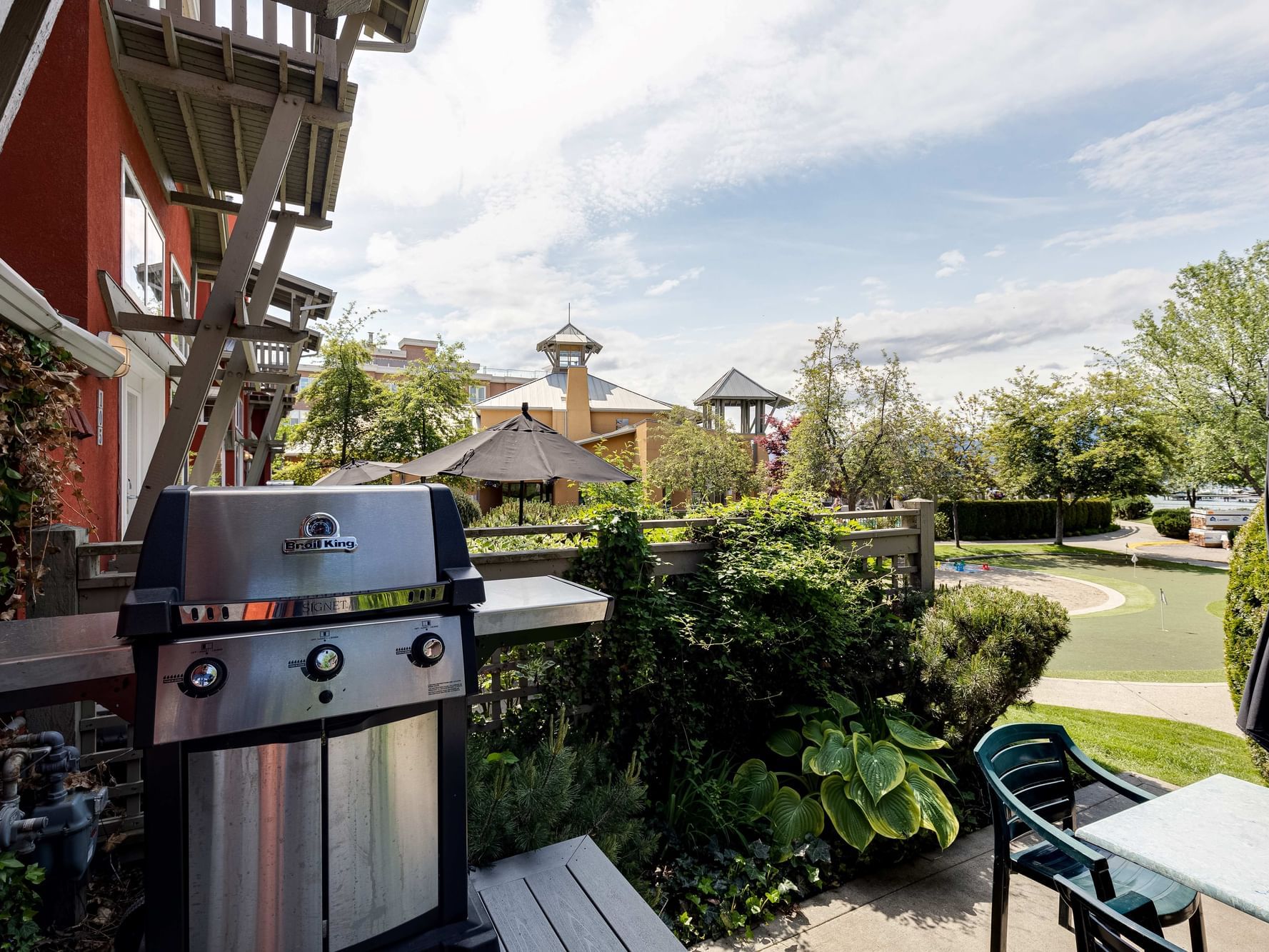 Garden view from Three Bedroom villa, Manteo Resort Waterfront