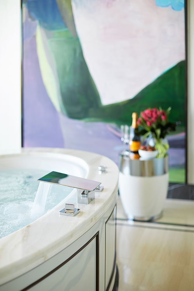 Closeup on a Jacuzzi at Crown Hotel Perth