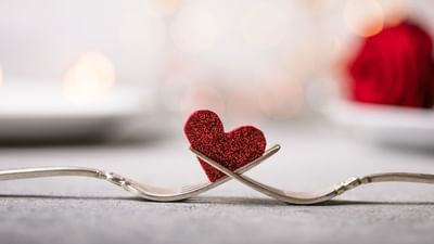 Escapade Saint-Valentin-Diner 4 plats.