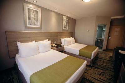 Two queen beds in Master suite at Araiza Hotel Hermosillo
