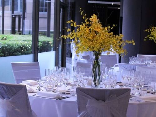 Wedding table at Sofitel Sydney Wentworth
