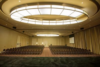 Instalação de teatro no Grand Salon no Iguazu Grand Resort