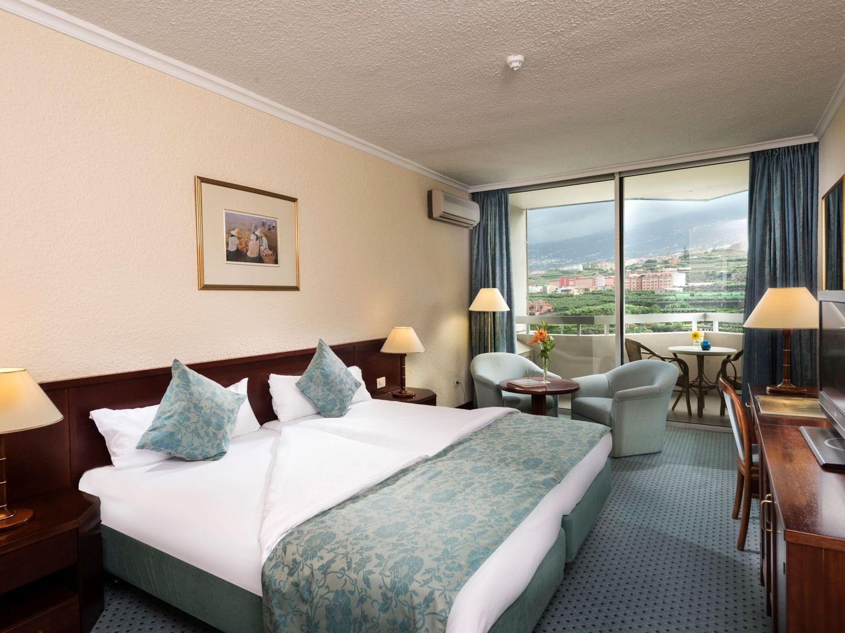 Family room with island view at Precise Resort Tenerife