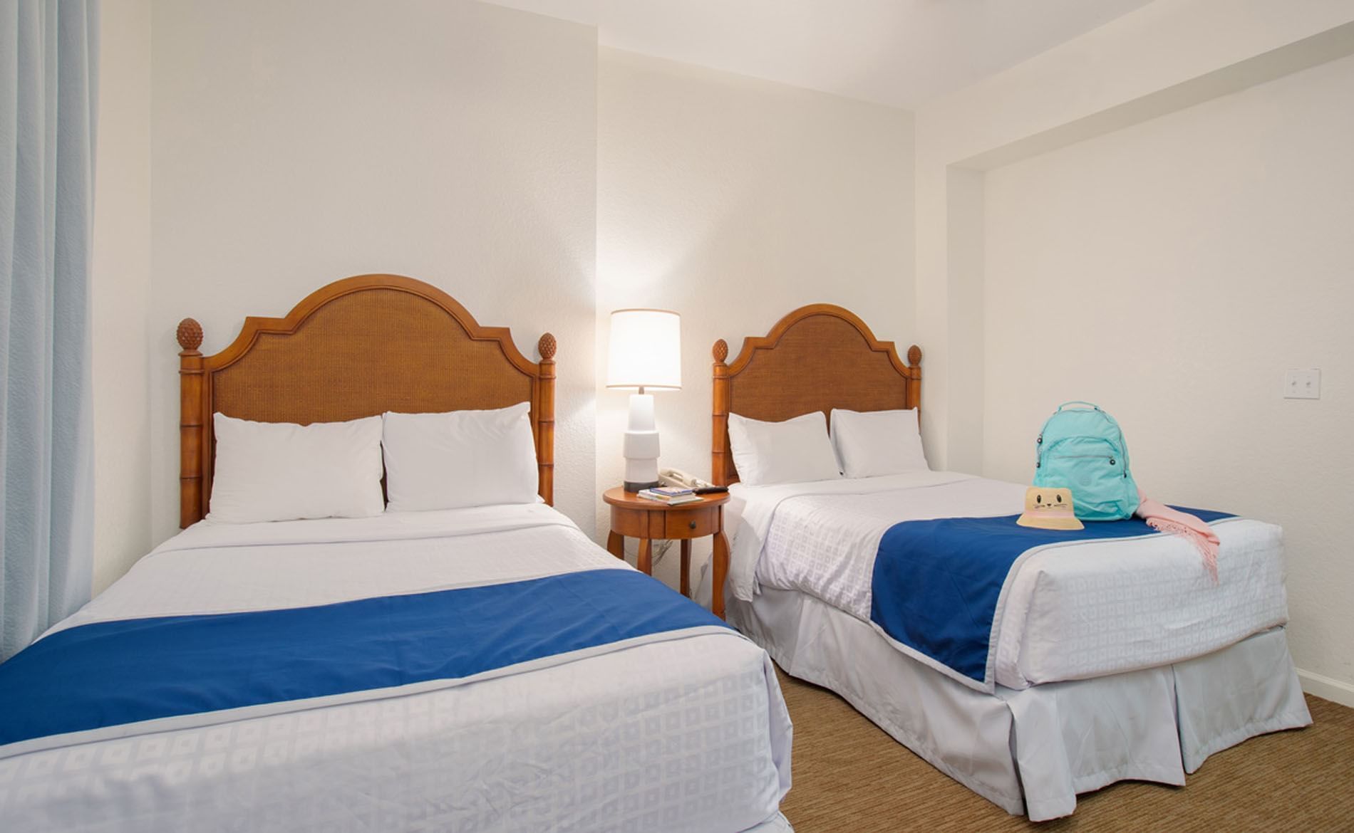 Second bedroom in our 2-, 3-, and 4- bedroom suites