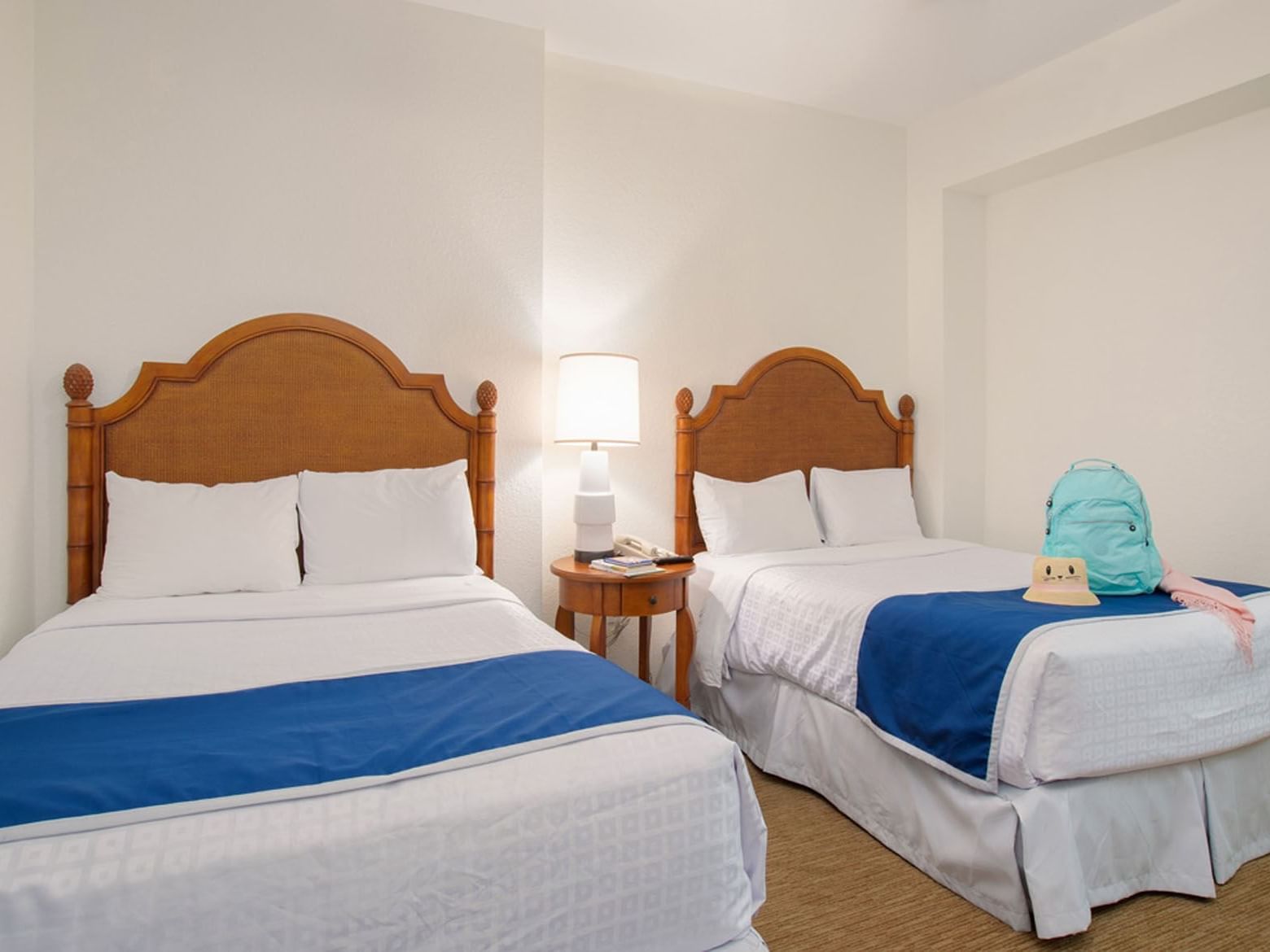 Two Full Beds in 2-Bedroom 2-Bath Ada Suite with Roll in Shower at Lake Buena Vista Resort Village & Spa