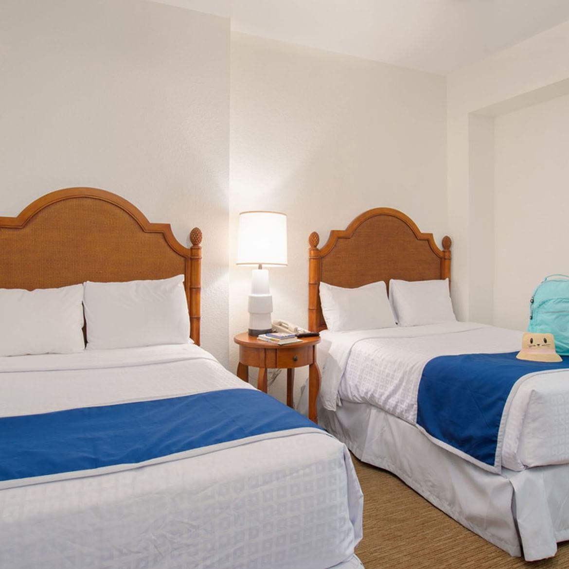 Two beds in 2-Bedroom 2-Bath Resort View Suite at Lake Buena Vista Resort Village & Spa