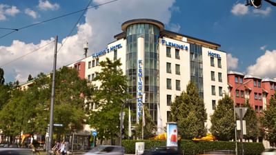 Außenansicht des Flemings Hotel München Schwabing