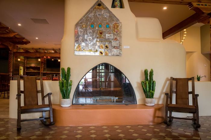 The lobby area at Hotel Don Fernando de Taos