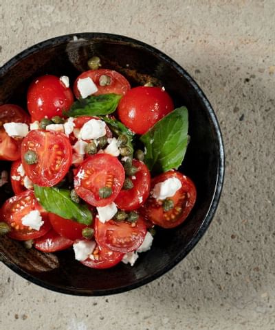Bloomsbury Street Kitchen San Marzano Tomatoes With Goat's Chees