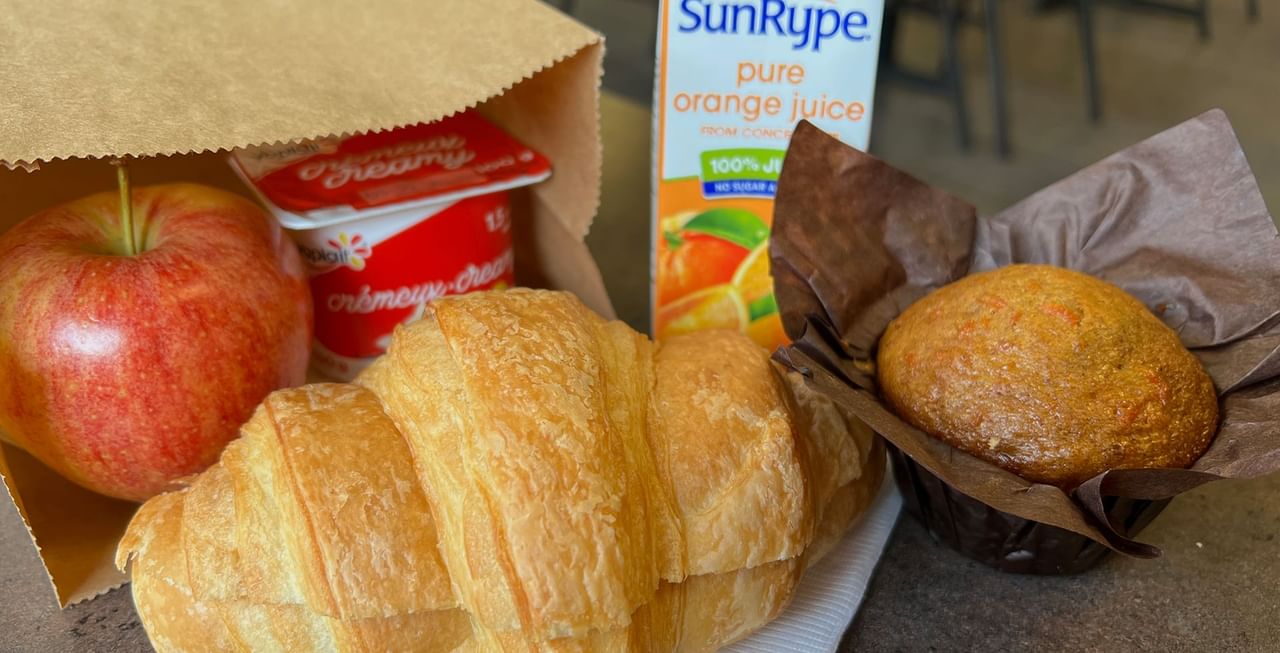 Grab and go breakfast items