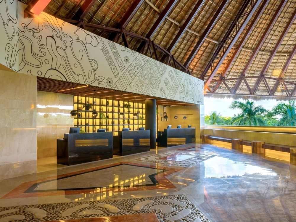 Reception & lobby area at FA Hotels & Resorts
