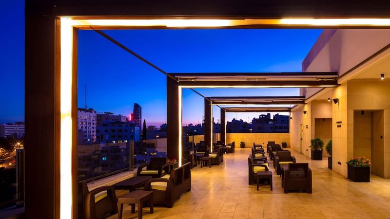 Rooftop facilities at Hospitality Management Holding