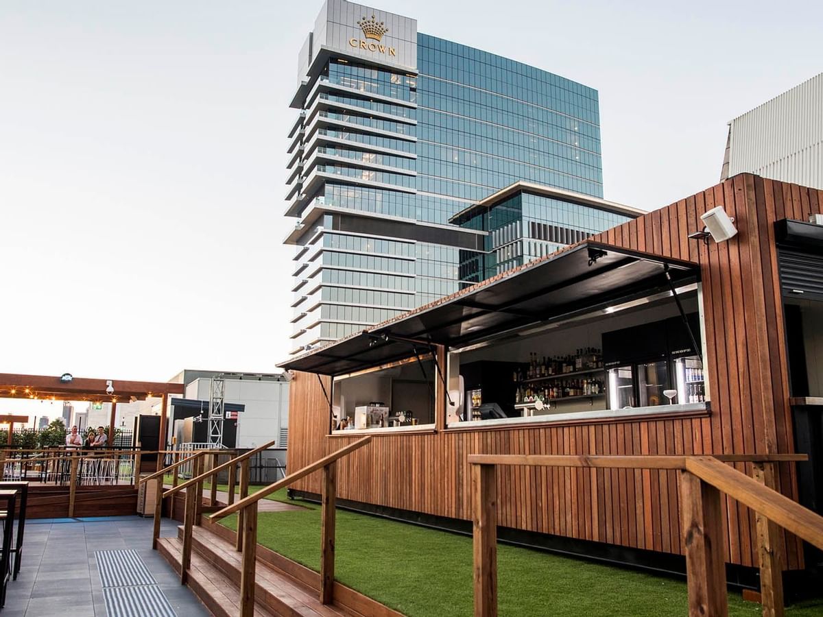 Exterior view of Hi-Line event area at Crown Towers Perth