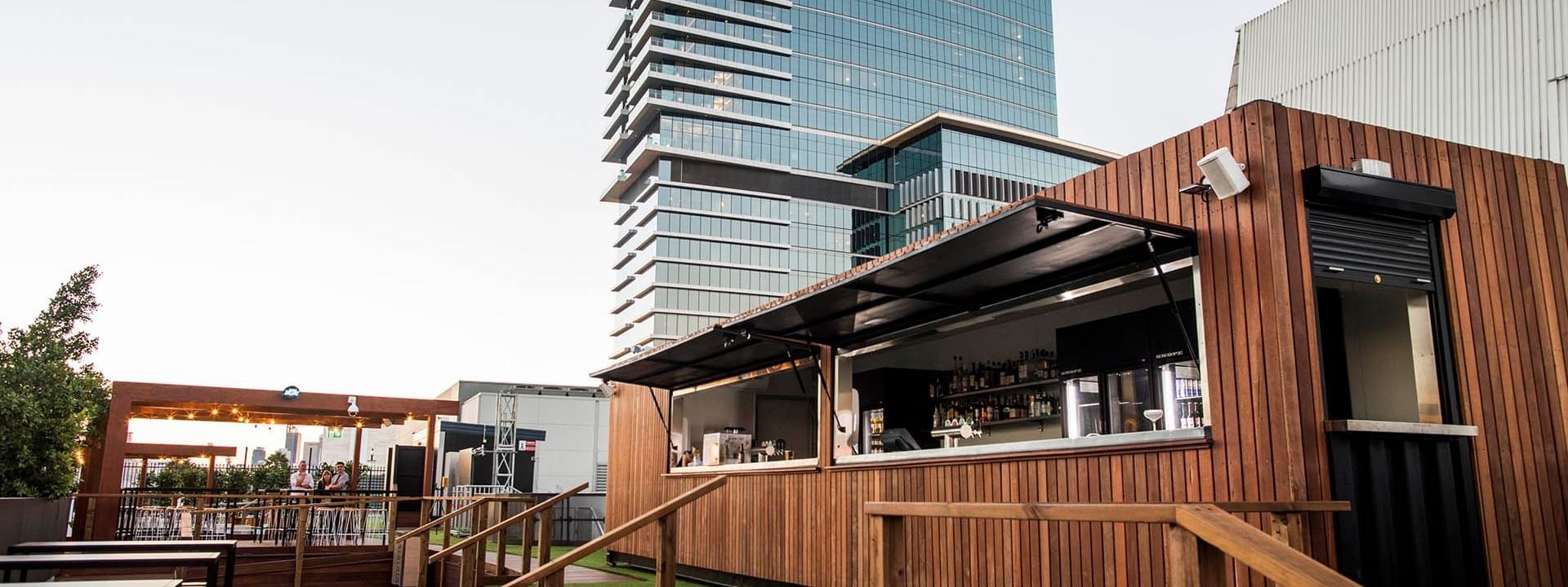 Exterior view of Hi-Line event area at Crown Towers Perth