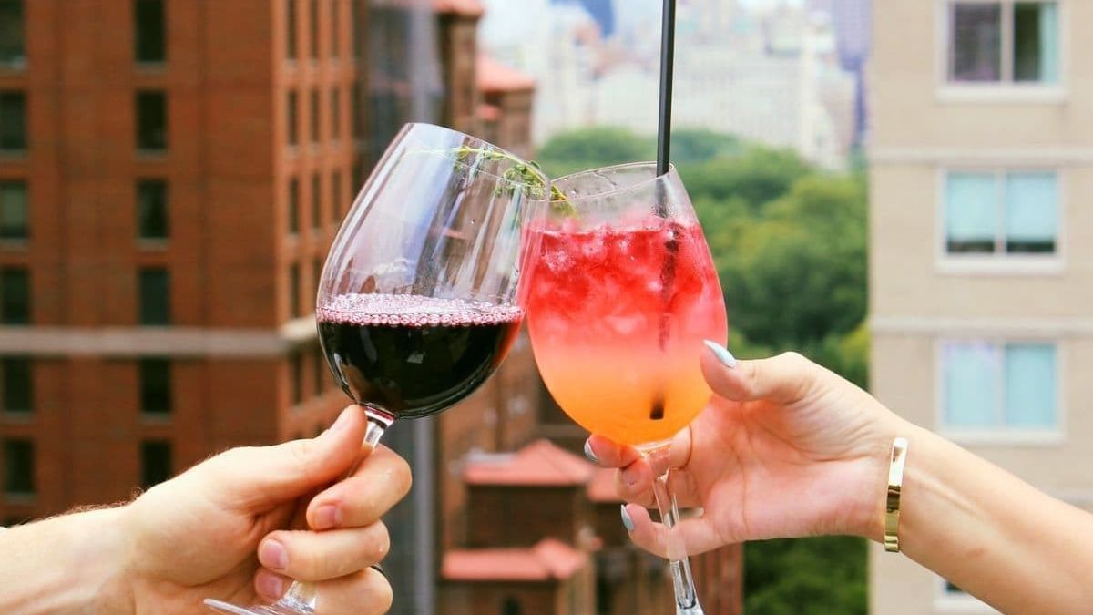 rooftop happy hour at the empire hotel bar