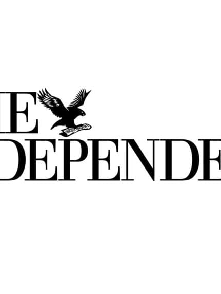 Logo of The Independent, a British online newspaper, used at Rome Luxury Suites