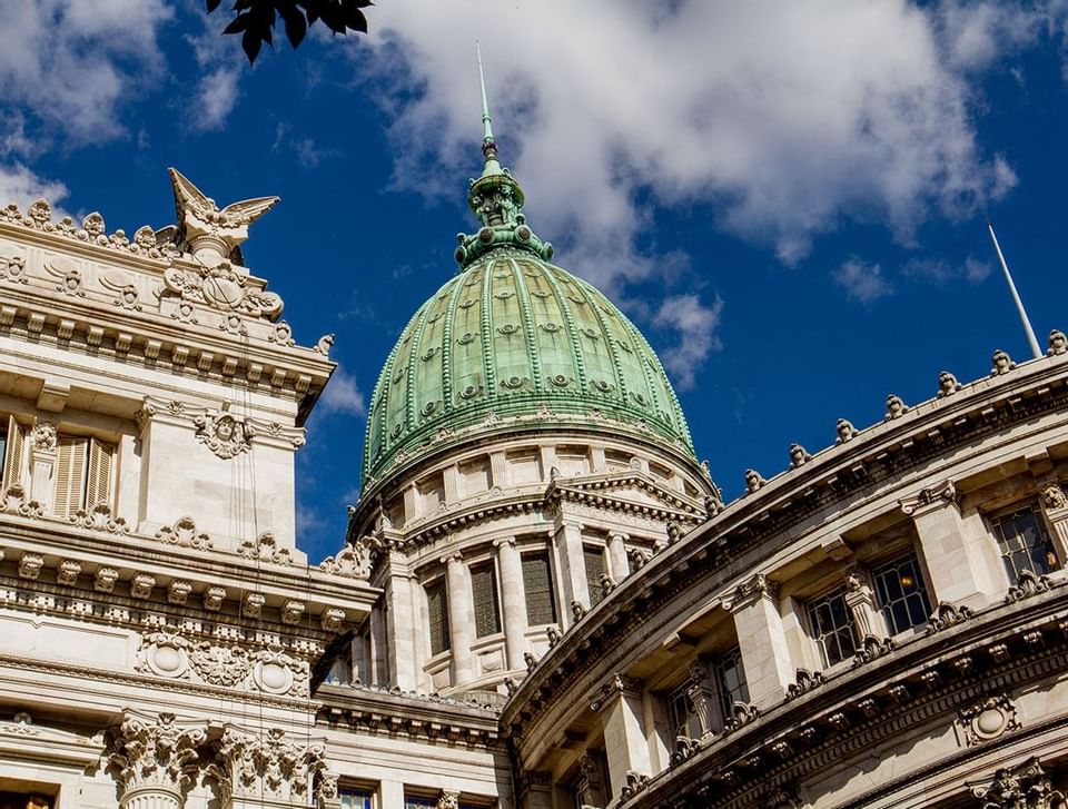 National congress building near Hotel Emperador Buenos Aires